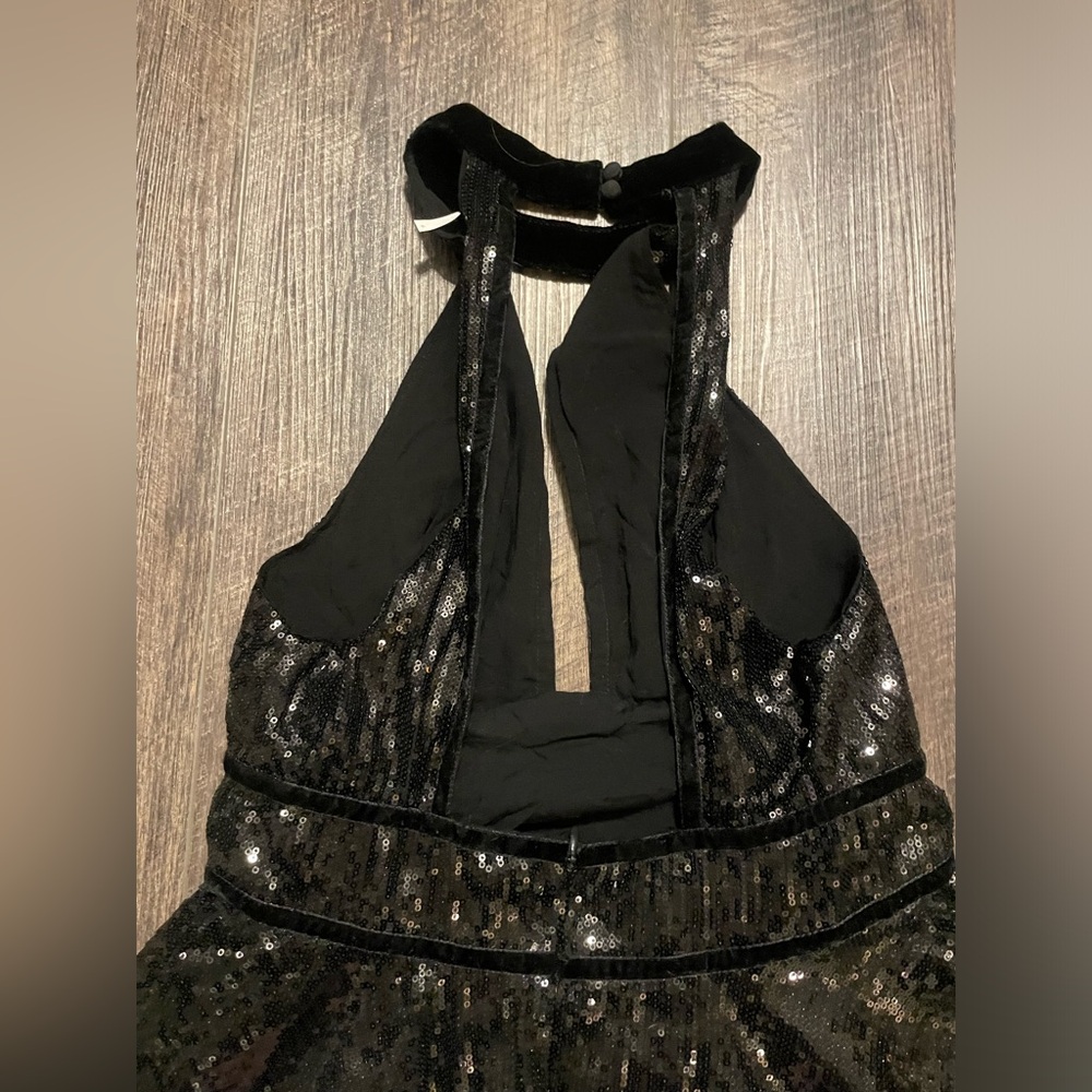 Free People Black Sequin Dress - Picture 5 of 6